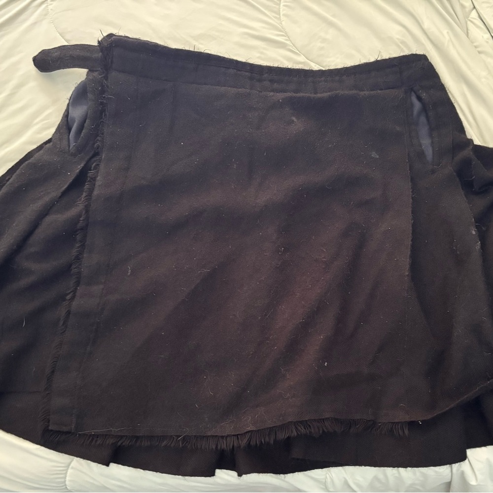 Verillas Black Cargo Kilt